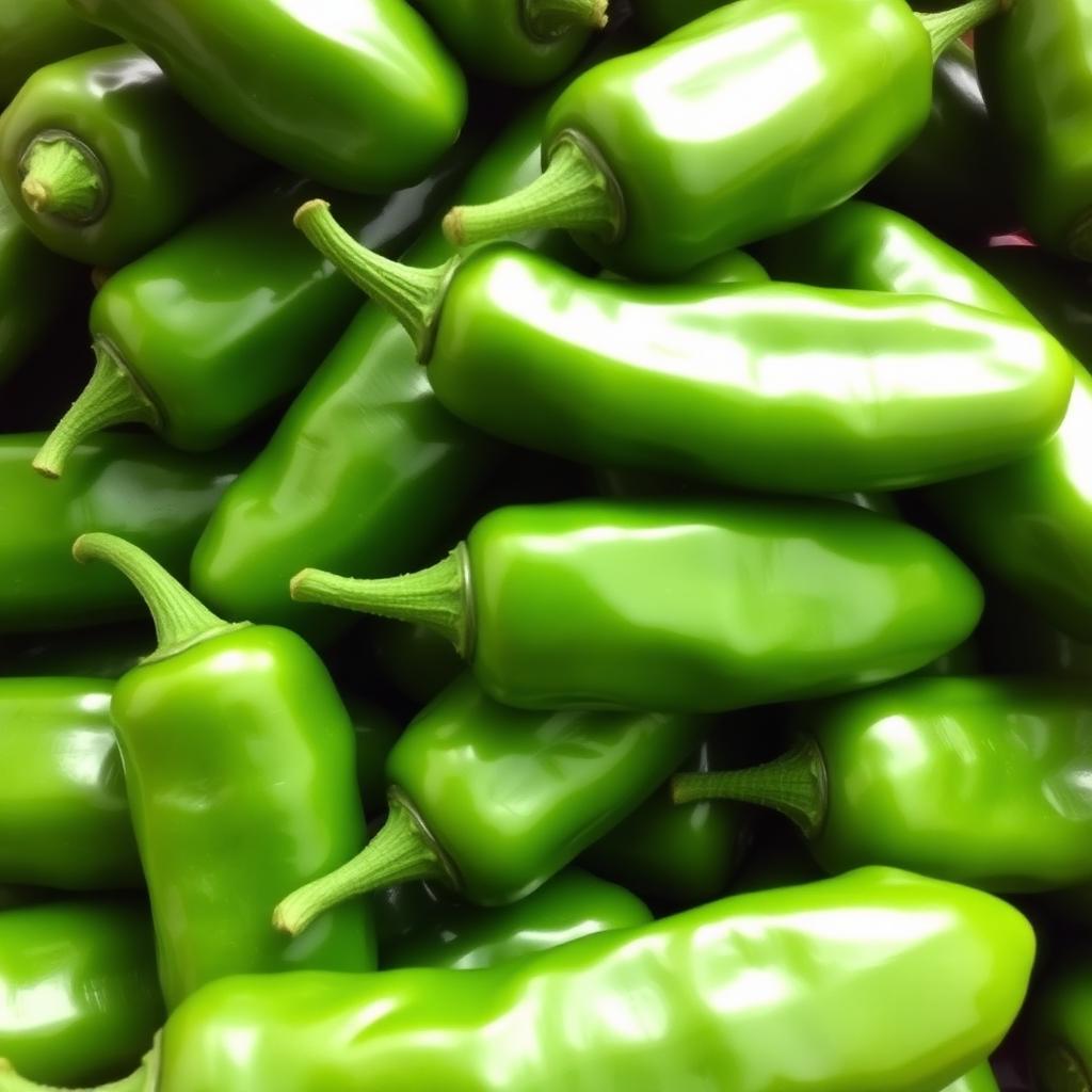 Fresh jalapeño peppers