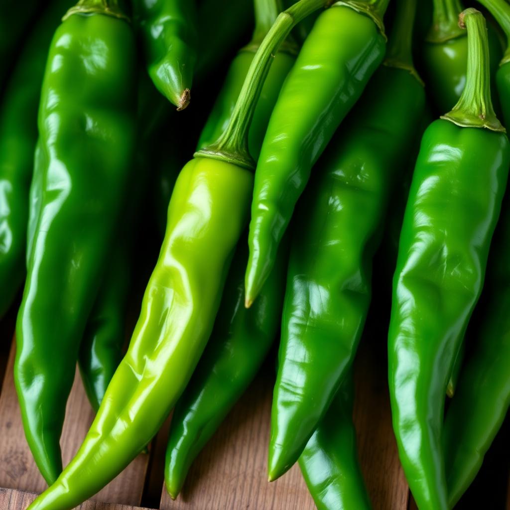 Fresh serrano peppers